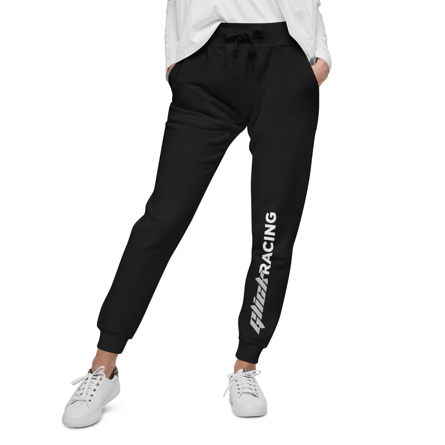 Glick Racing Logo Fleece Sweatpants – Unisex Comfort with Signature Style