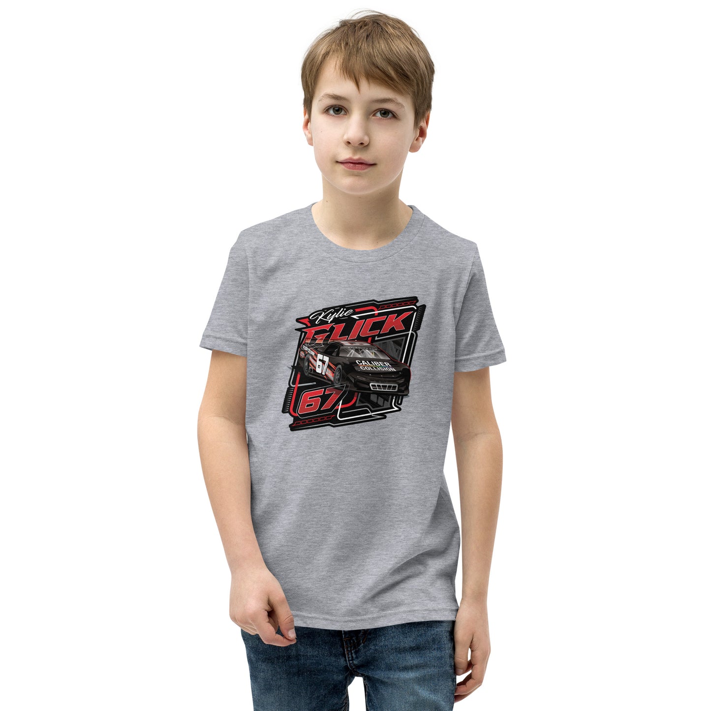 Kylie Glick Red #67 Classic Race Tee – Youth T-Shirt