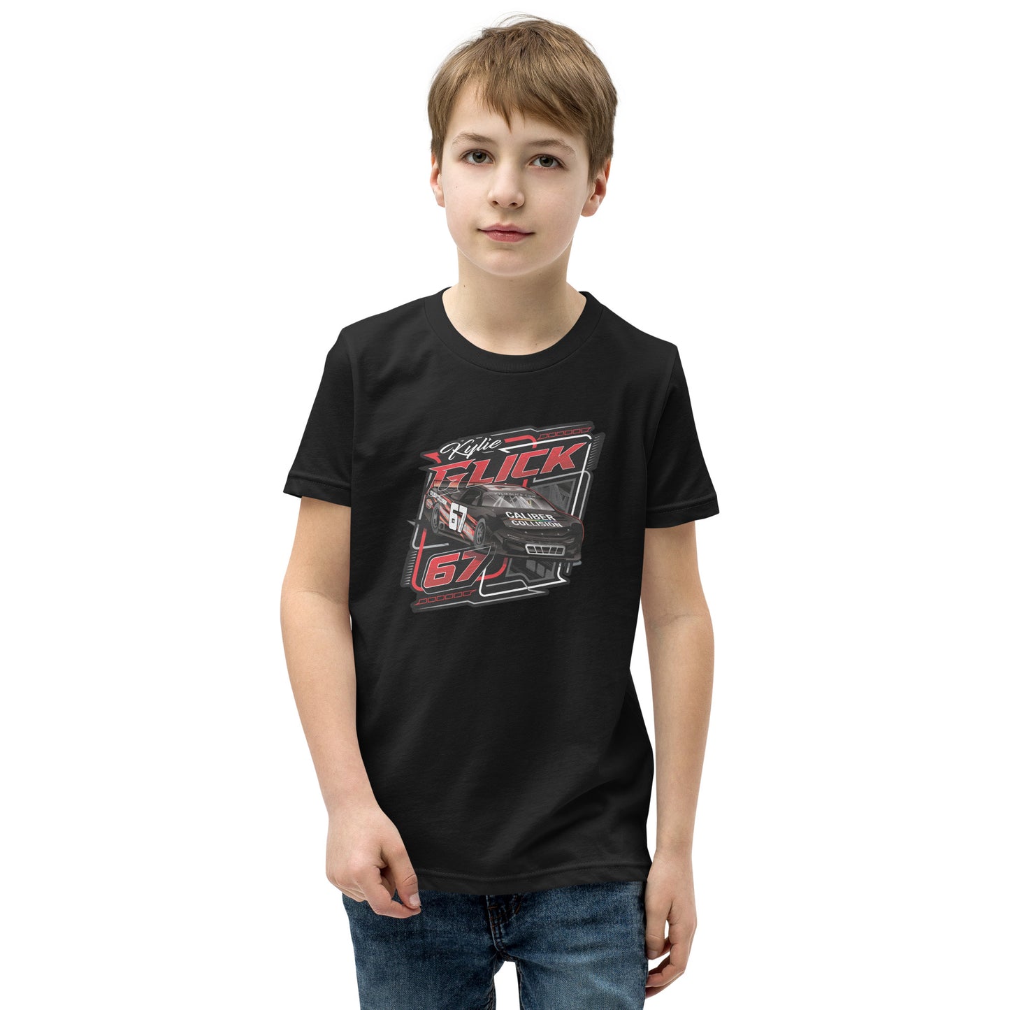 Kylie Glick Red #67 Classic Race Tee – Youth T-Shirt